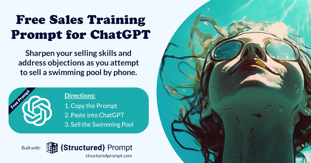 Free Sales Training Prompt for ChatGPT